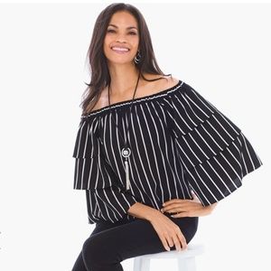 🆕NWT!!! Chico's off the shoulder top. 😍😍